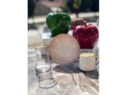 18 parça çay kahve seti model2 - Zade Home
